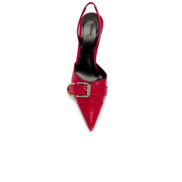Givenchy Voyou 75MM Slingback Pump in Red 39 - Picture 5 of 5